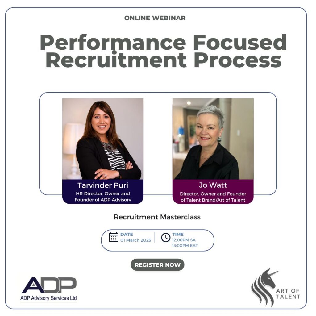 Webinar: Recruiting For Retention 101 – ADP Advisory Services Limited